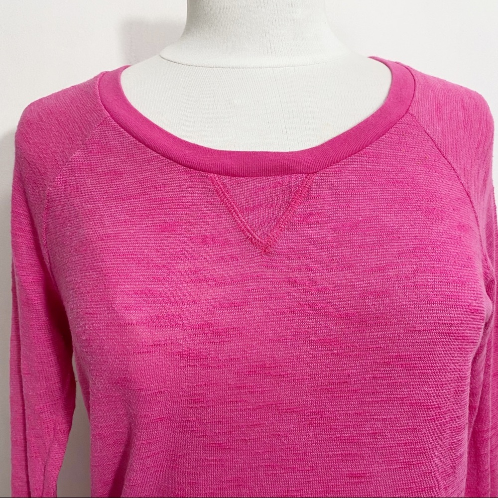 NO BOUNDARIES textured long sleeve tee. Rib knit cuff and hem. Size XL Jr. - Picture 2 of 6